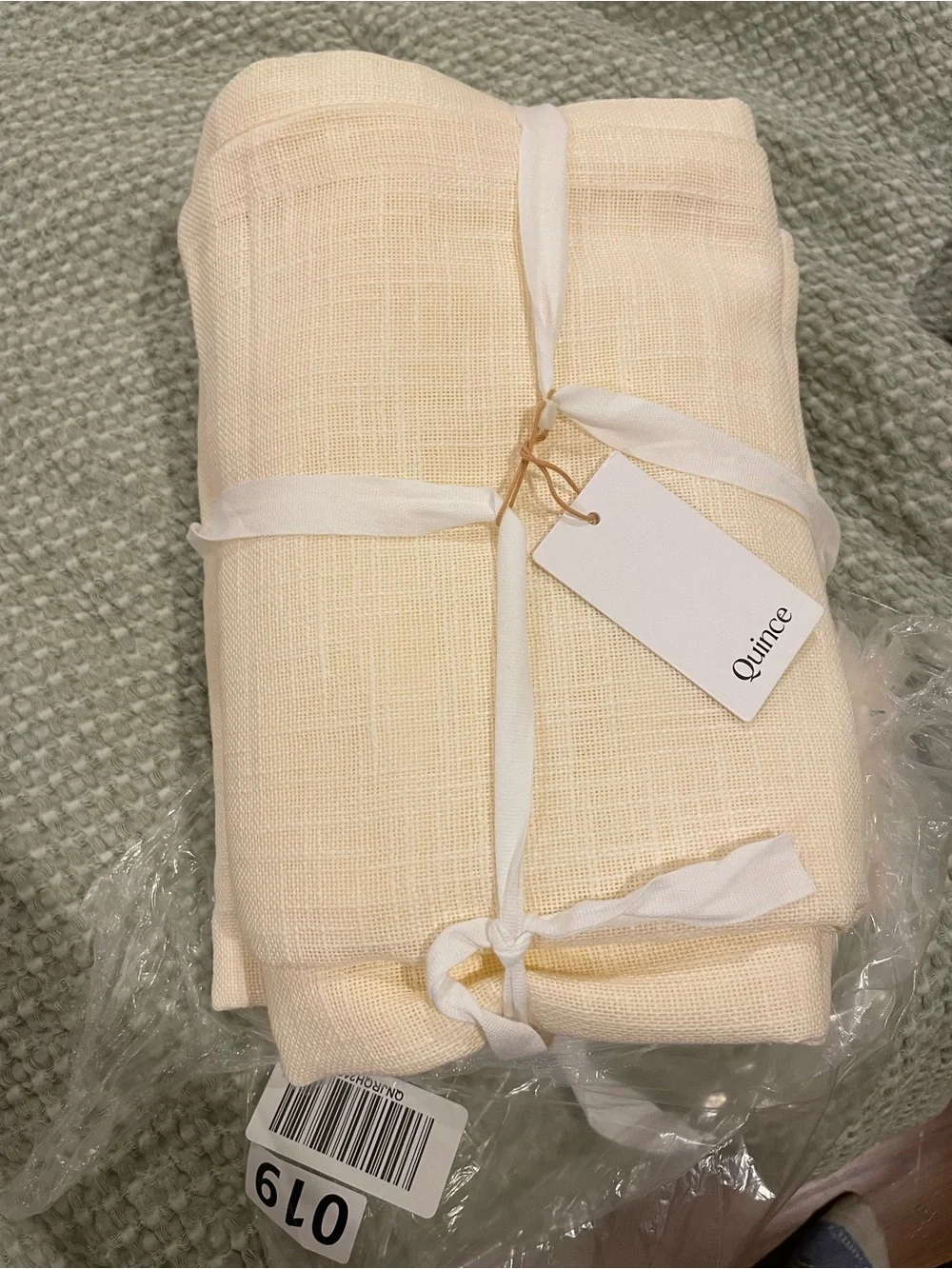 Quince Ivory Cotton Sheer Curtains (set of 2)